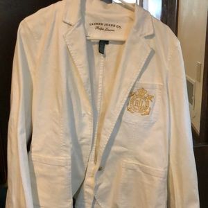 Ralph Lauren white jean jacket